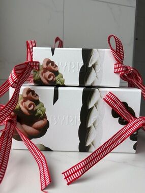 Byredo Gift Box Set with Red Ribbon and Gold Accents